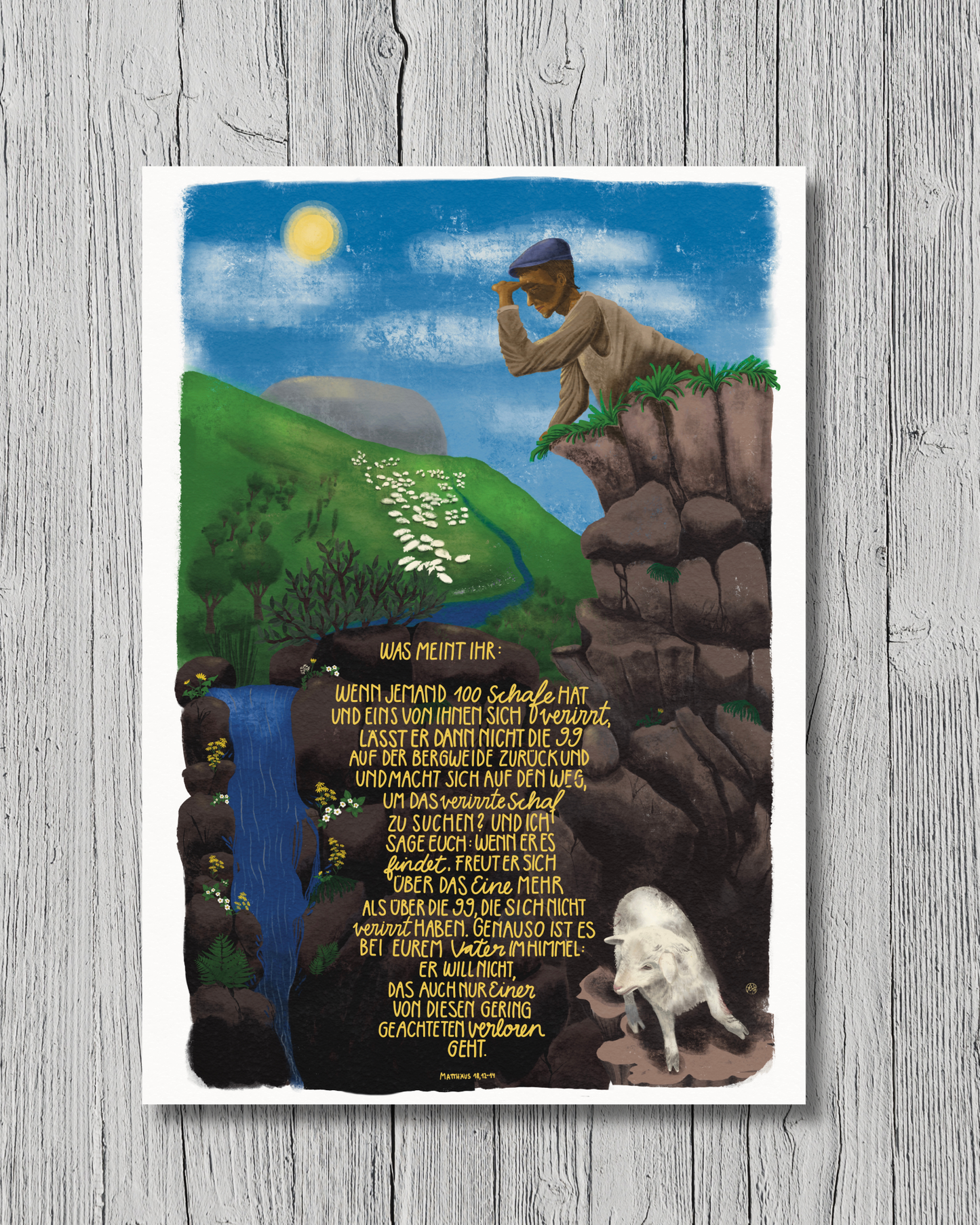 Das verirrte Schaf - Poster